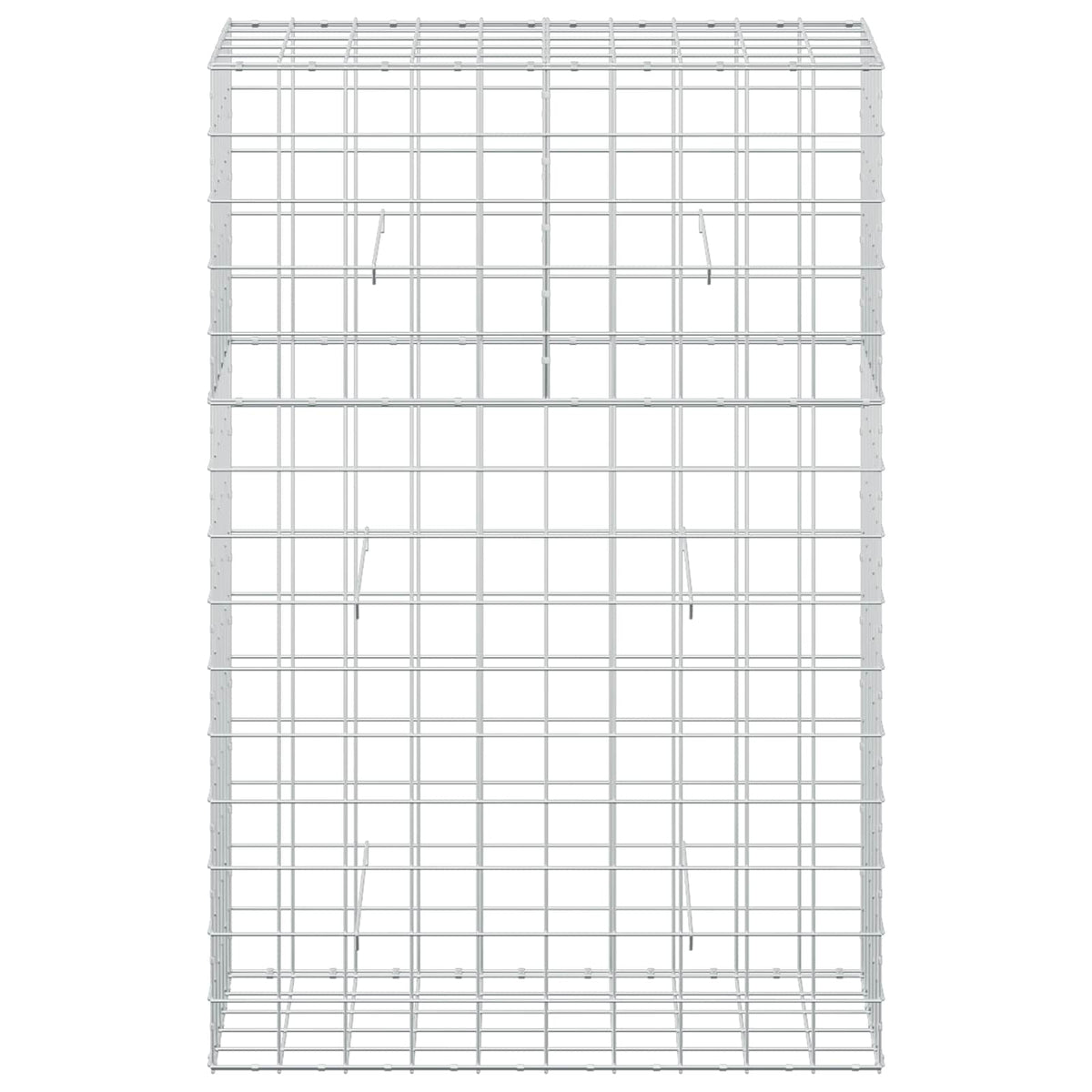 vidaXL Gabion z drutu 3,5 mm i siatką 10x10 cm 100x50x150 cm