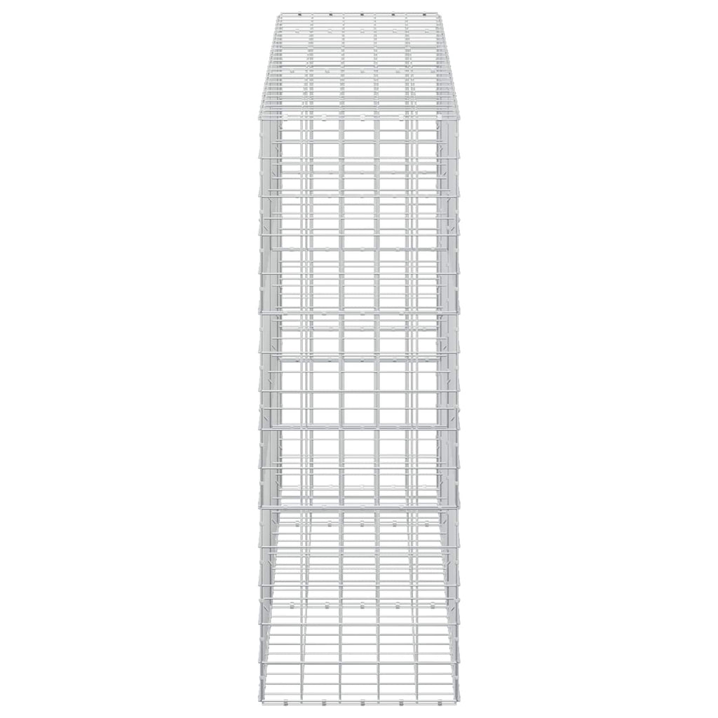 vidaXL Gabion z drutu 3,5 mm i siatką 10x10 cm 250x50x150 cm