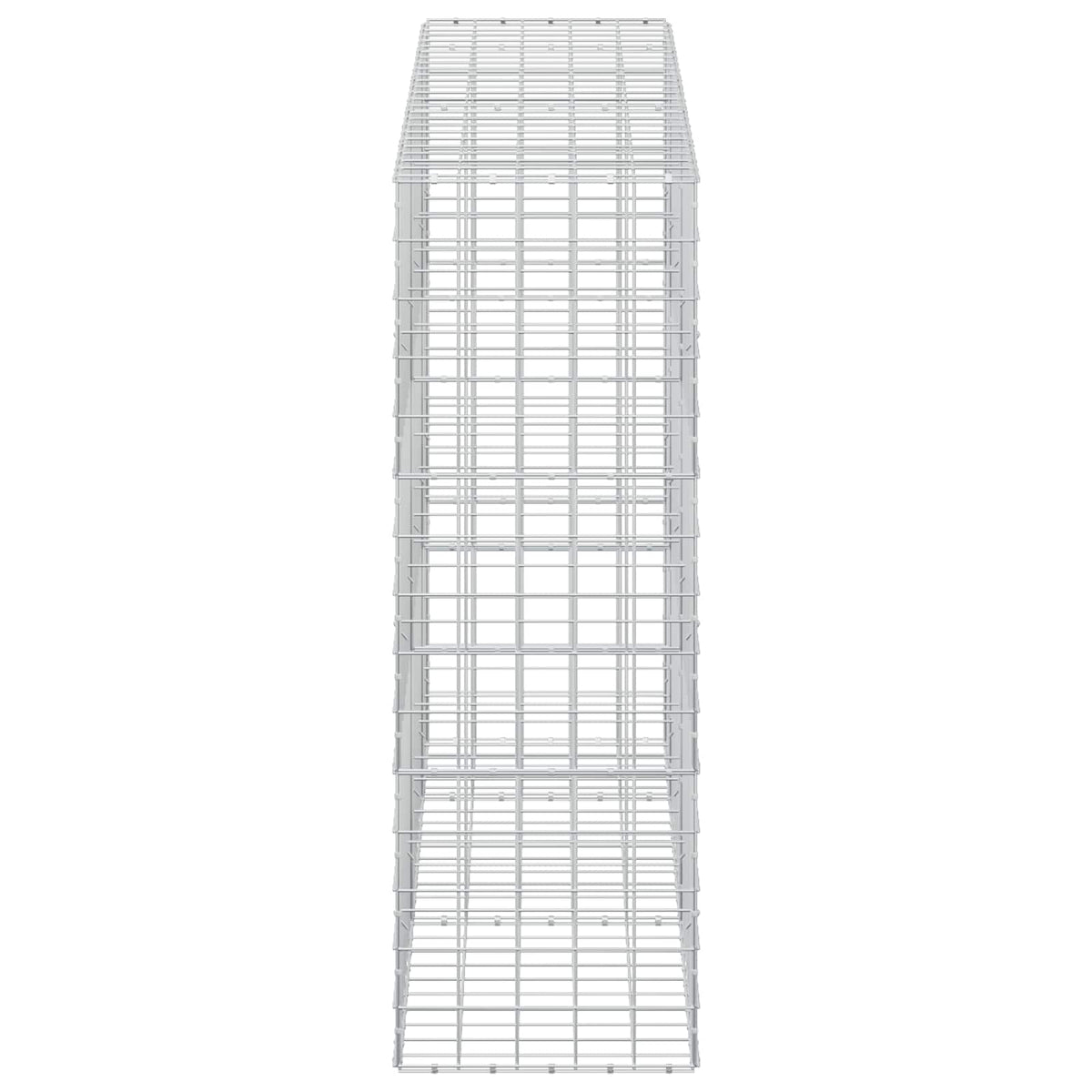 vidaXL Gabion z drutu 3,5 mm i siatką 10x10 cm 250x50x150 cm