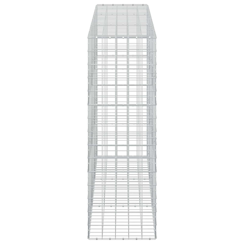 vidaXL Gabion z drutu 3,5 mm i siatką 10x10 cm 300x50x150 cm