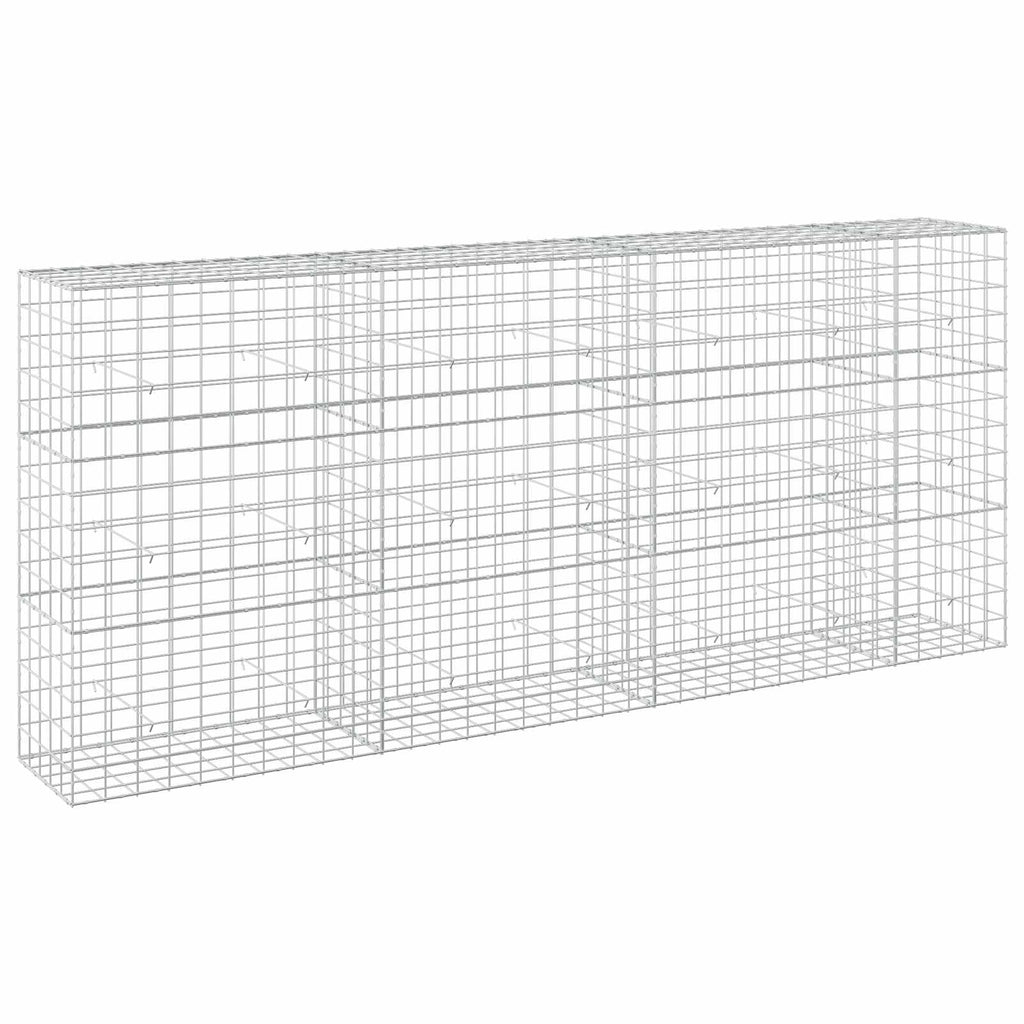 vidaXL Gabion z drutu 3,5 mm i siatką 10x10 cm 350x50x150 cm