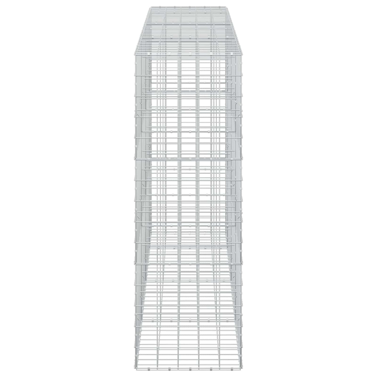 vidaXL Gabion z drutu 3,5 mm i siatką 10x10 cm 350x50x150 cm