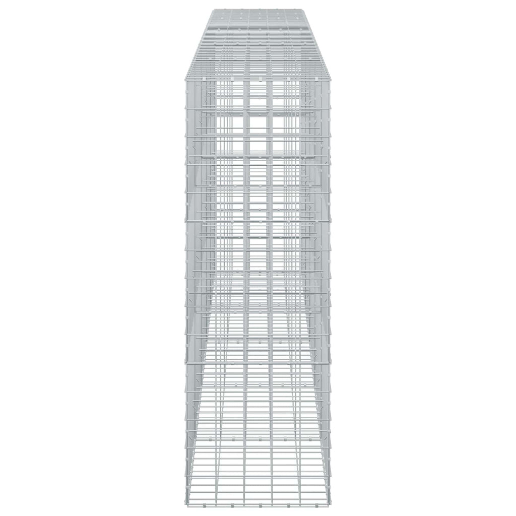 vidaXL Gabion z drutu 3,5 mm i siatką 10x10 cm 500x50x150 cm