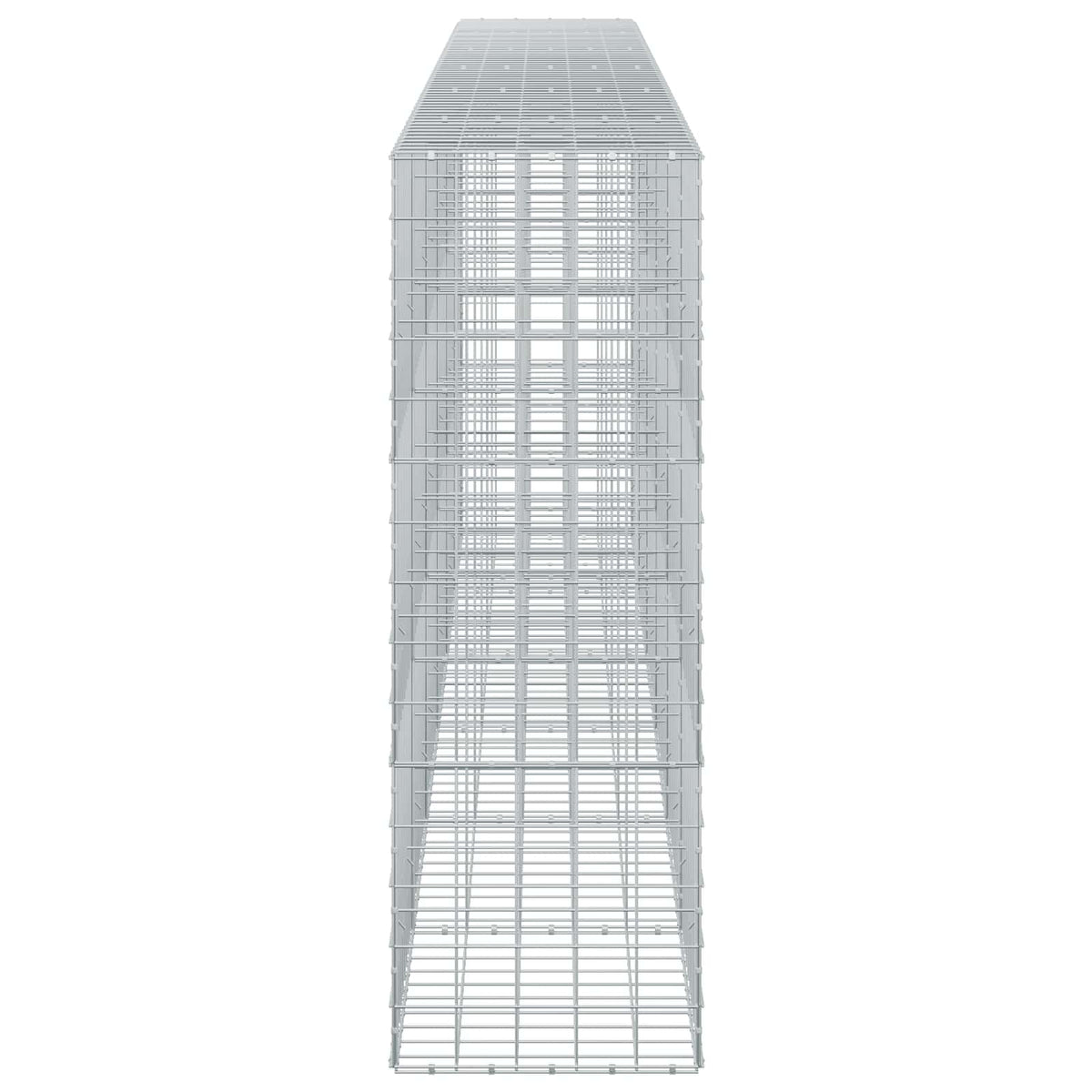 vidaXL Gabion z drutu 3,5 mm i siatką 10x10 cm 600x50x150 cm