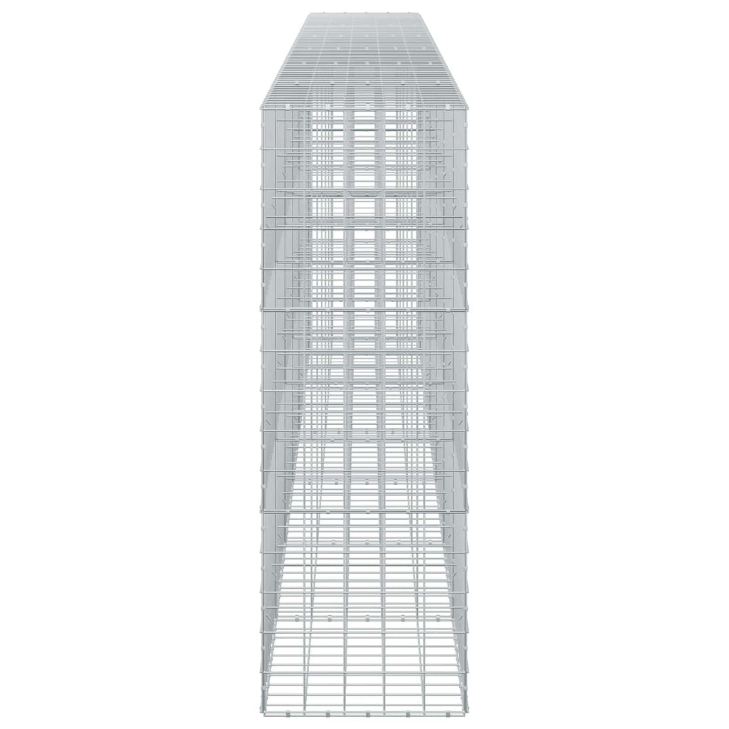 vidaXL Gabion z drutu 3,5 mm i siatką 10x10 cm 650x50x150 cm