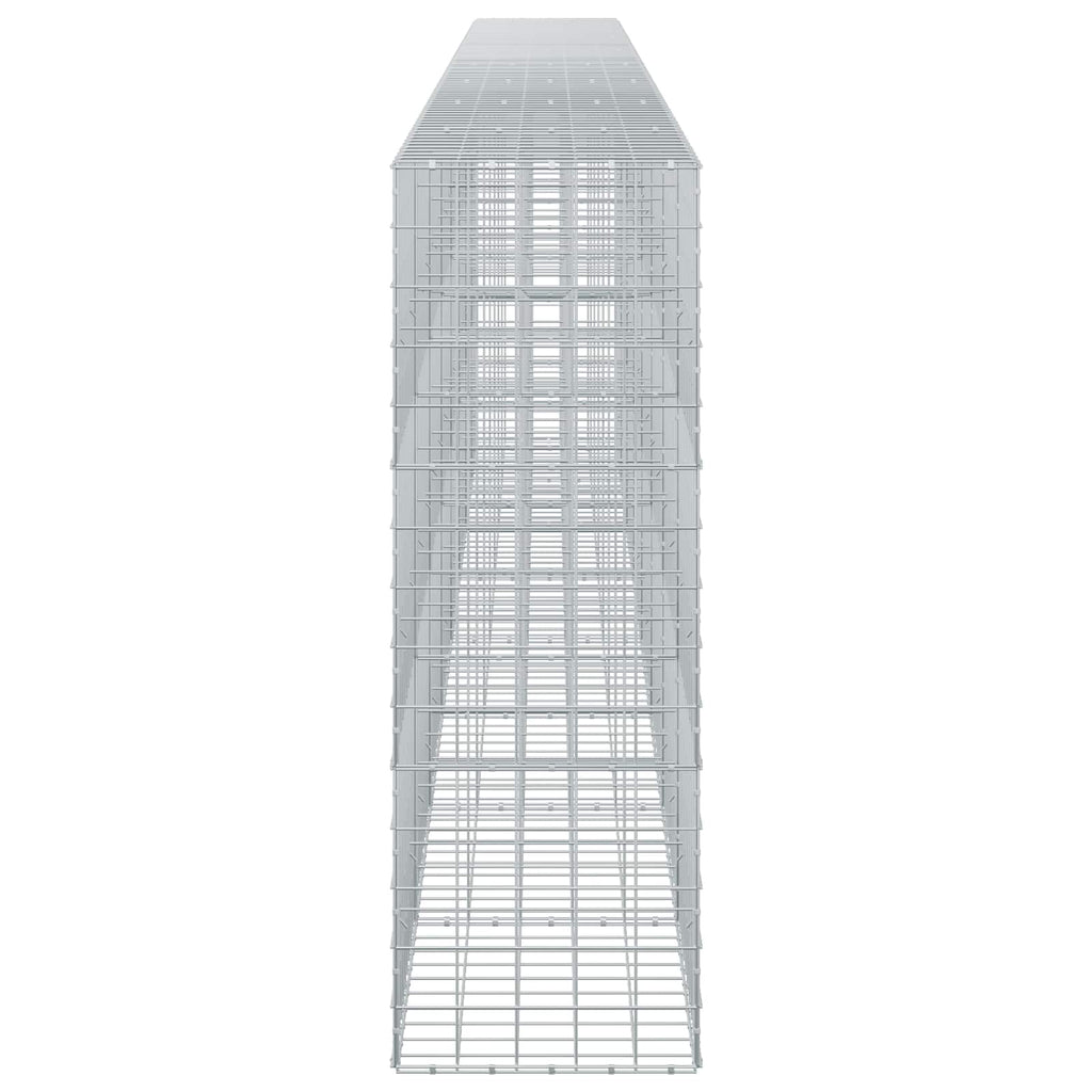 vidaXL Gabion z drutu 3,5 mm i siatką 10x10 cm 800x50x150 cm