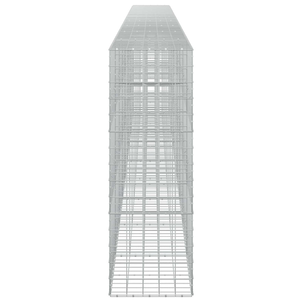 vidaXL Gabion z drutu 3,5 mm i siatką 10x10 cm 900x50x150 cm