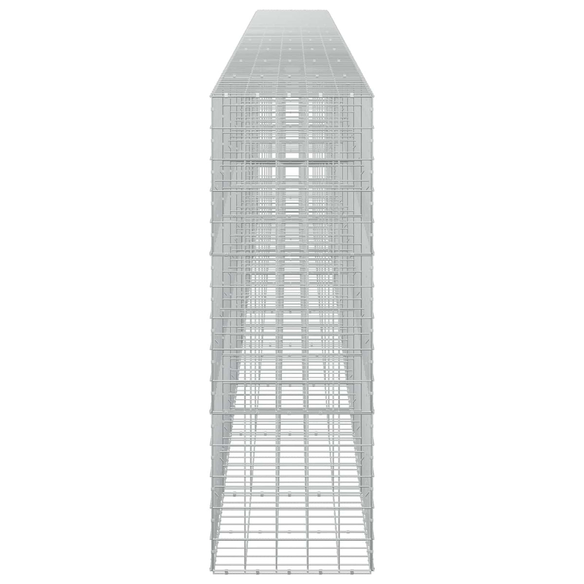 vidaXL Gabion z drutu 3,5 mm i siatką 10x10 cm 900x50x150 cm