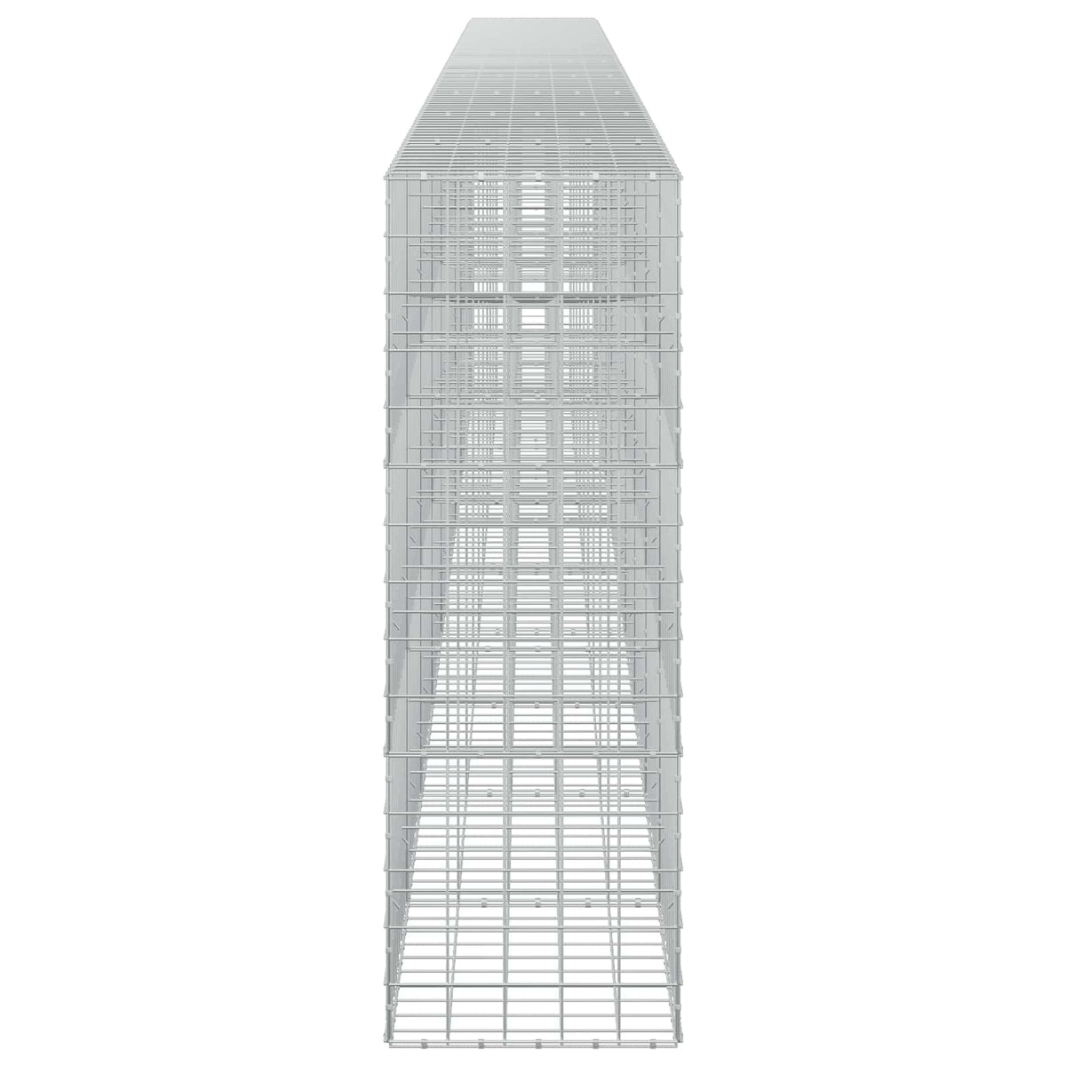 vidaXL Gabion z drutu 3,5 mm i siatką 10x10 cm 950x50x150 cm