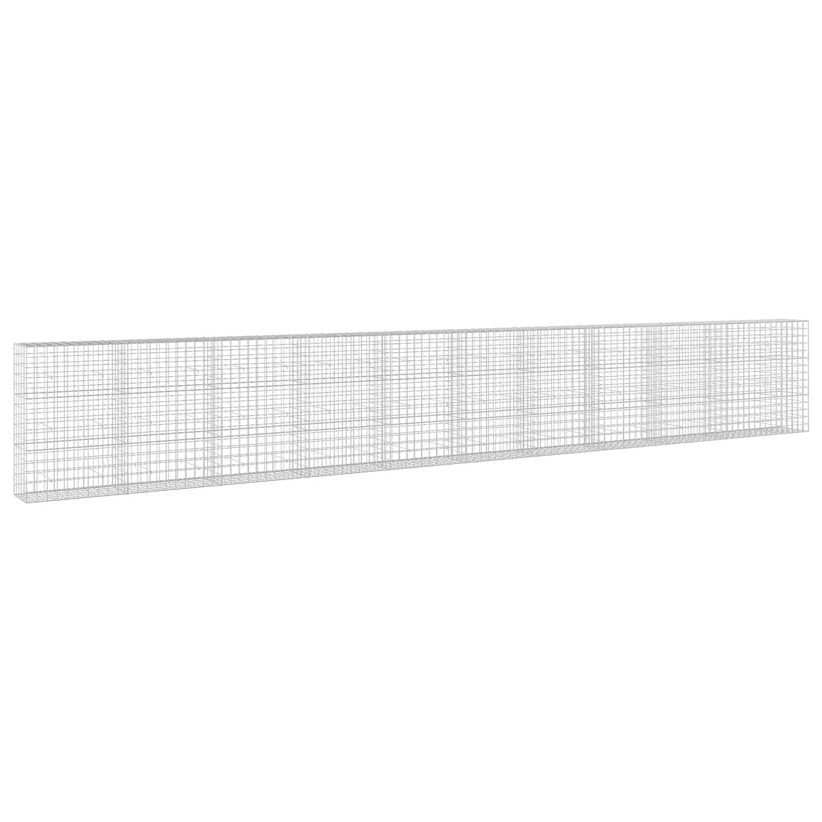 vidaXL Gabion z drutu 3,5 mm i siatką 10x10 cm 1050x50x150 cm