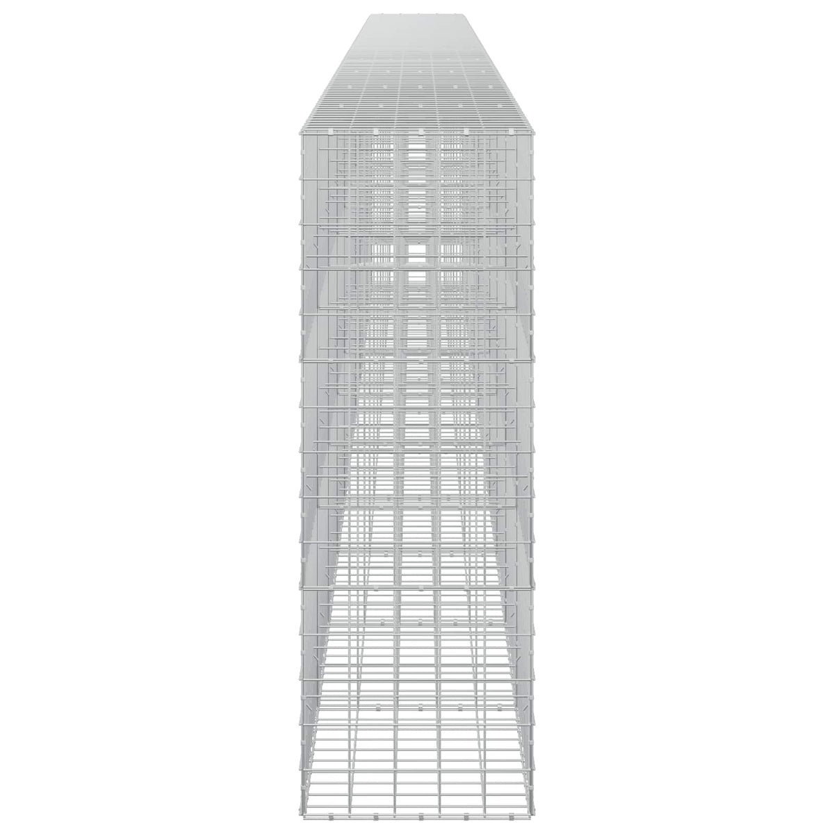 vidaXL Gabion z drutu 3,5 mm i siatką 10x10 cm 1050x50x150 cm