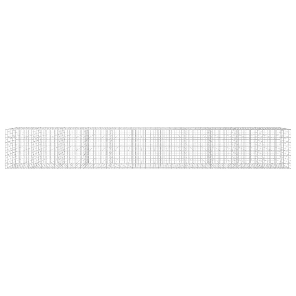 vidaXL Gabion z drutu 3,5 mm i siatką 10x10 cm 1100x50x150 cm