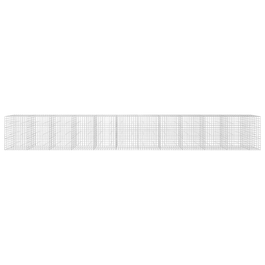 vidaXL Gabion z drutu 3,5 mm i siatką 10x10 cm 1150x50x150 cm