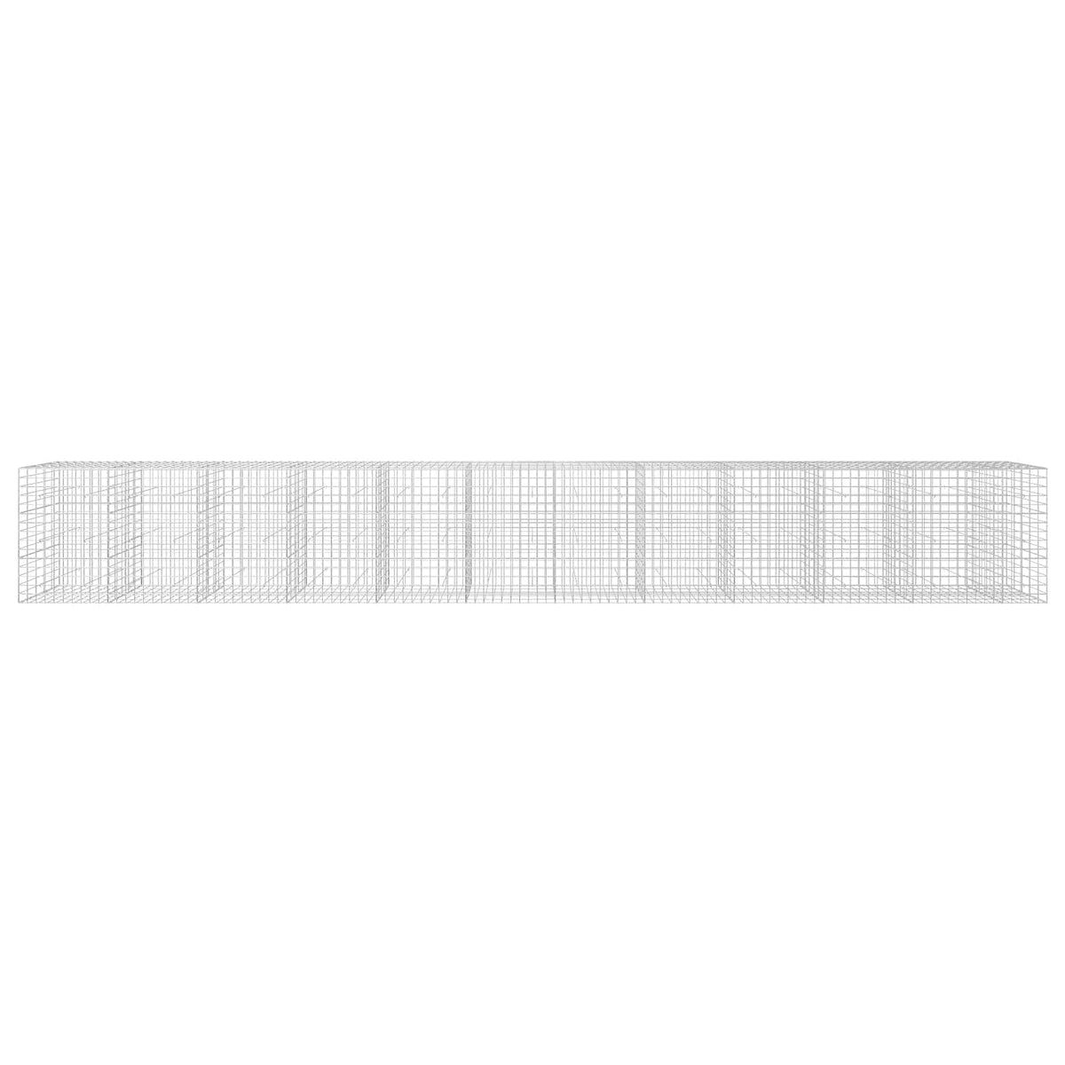 vidaXL Gabion z drutu 3,5 mm i siatką 10x10 cm 1150x50x150 cm