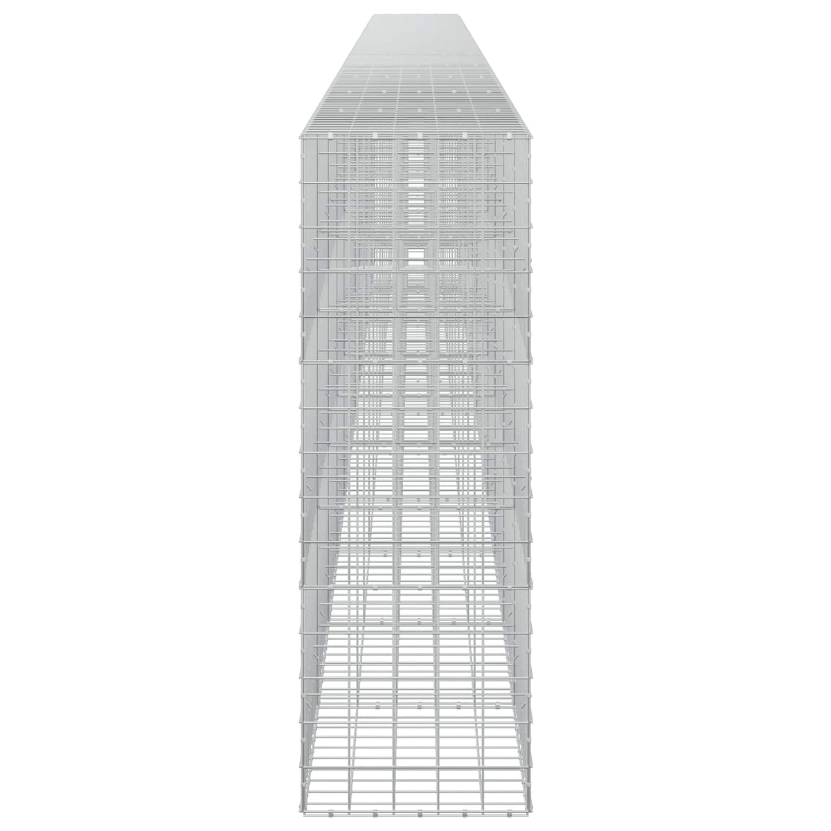 vidaXL Gabion z drutu 3,5 mm i siatką 10x10 cm 1200x50x150 cm