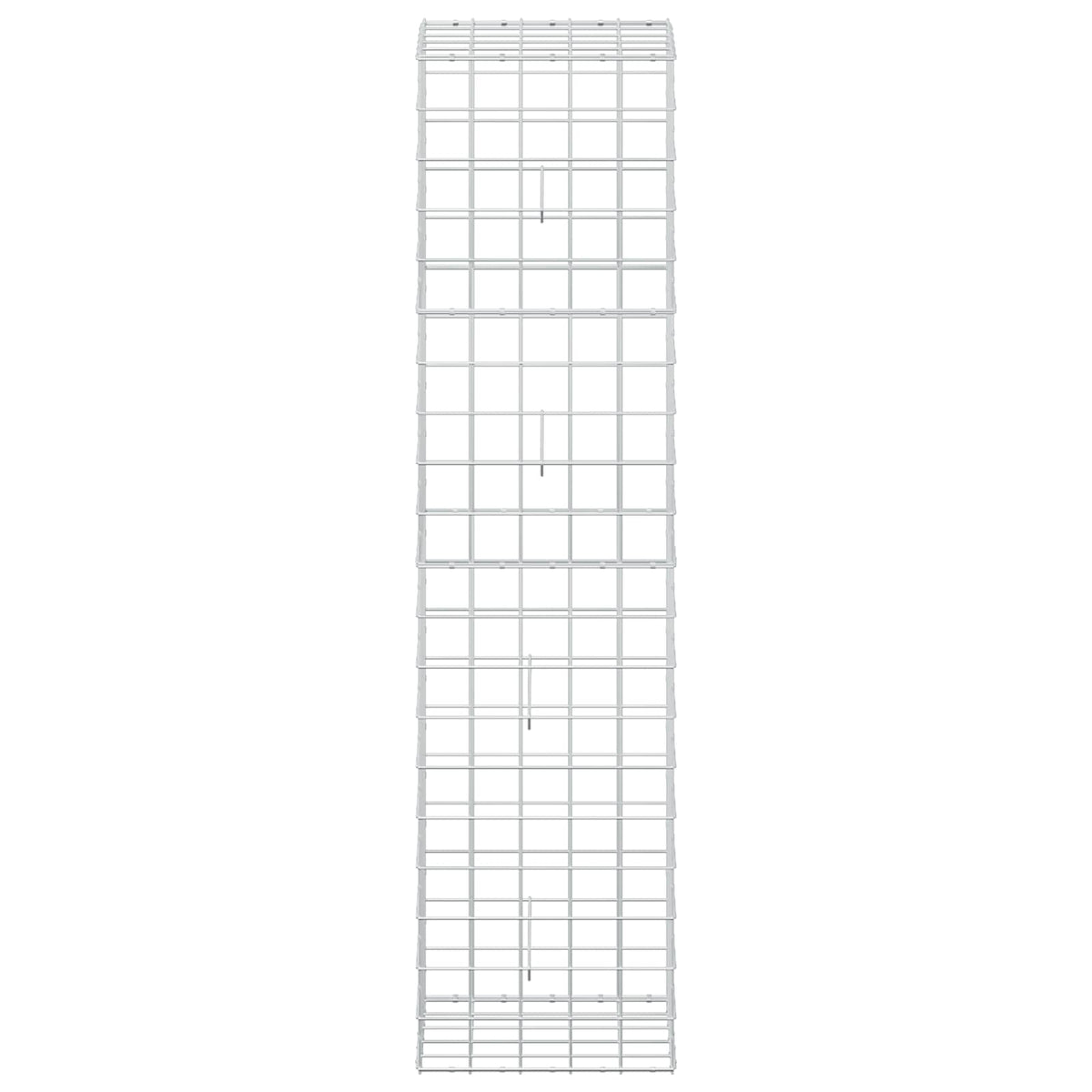 vidaXL Gabion z drutu 3,5 mm i siatką 10x10 cm 50x50x200 cm