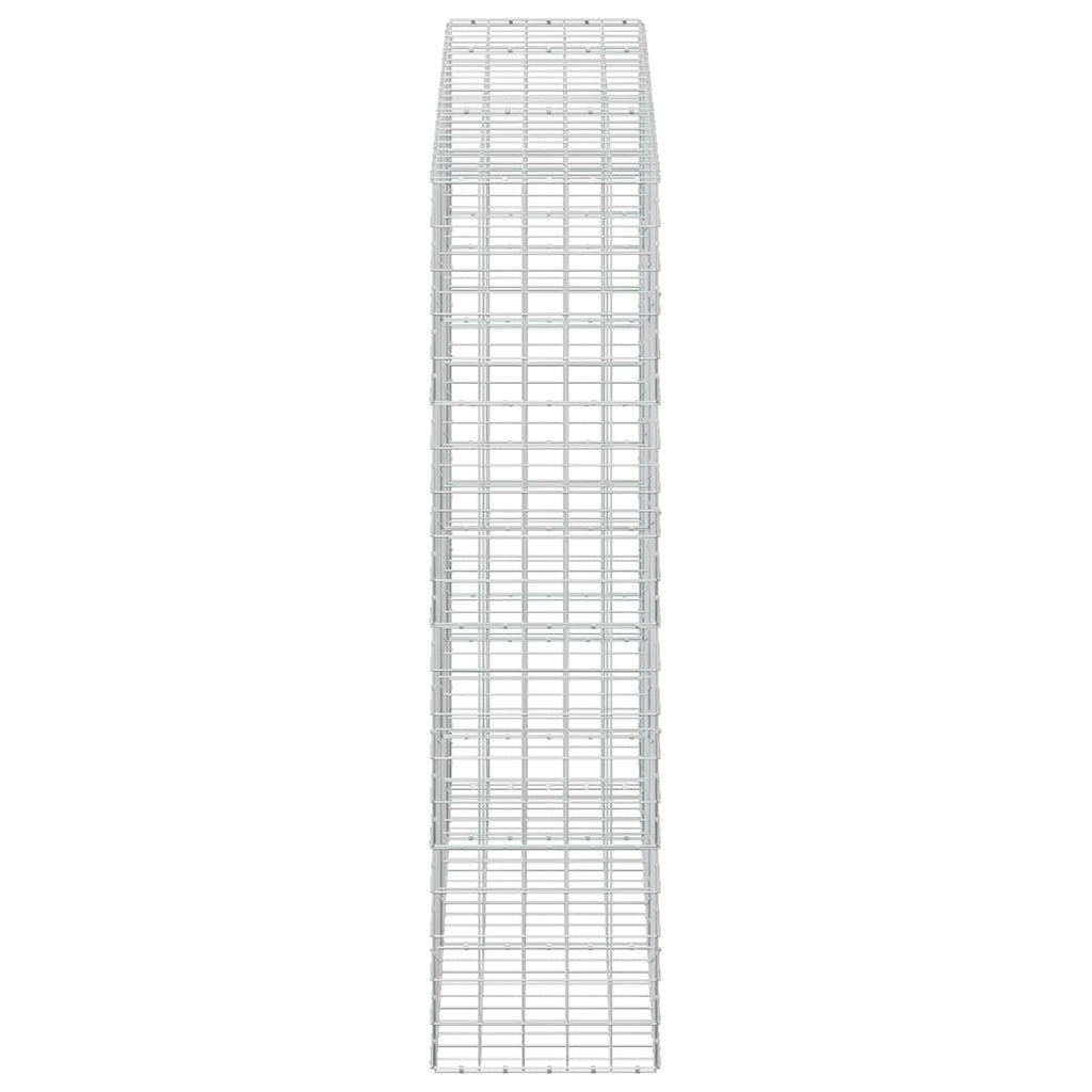 vidaXL Gabion z drutu 3,5 mm i siatką 10x10 cm 250x50x200 cm
