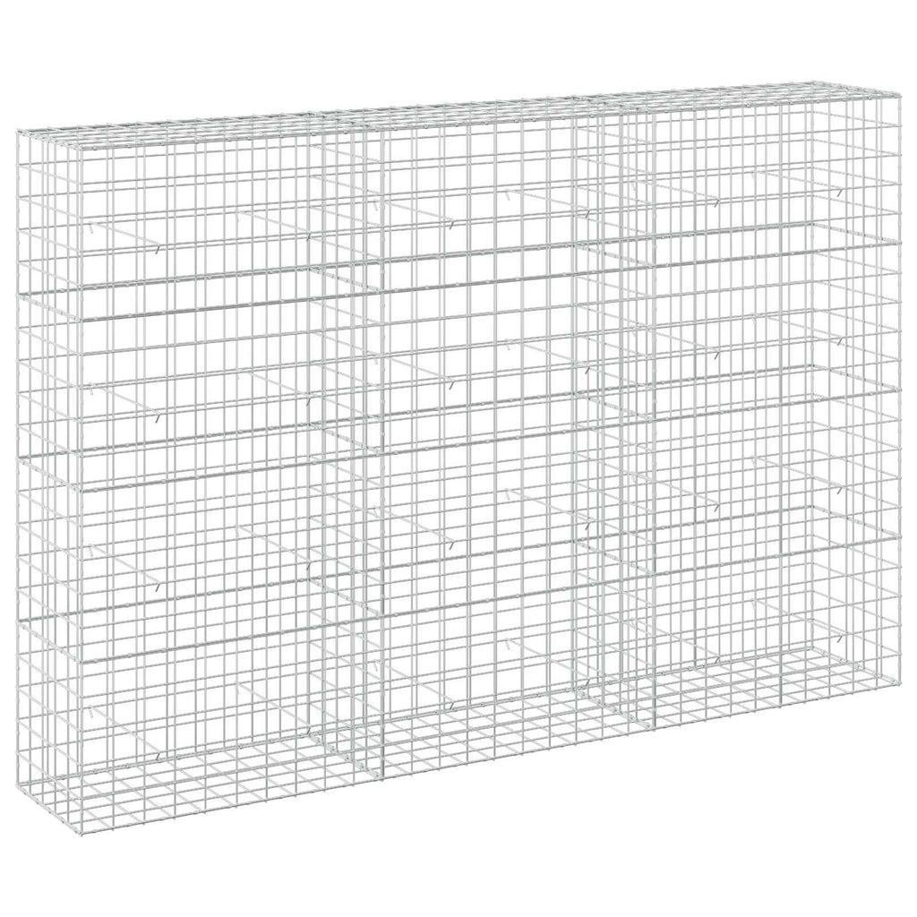 vidaXL Gabion z drutu 3,5 mm i siatką 10x10 cm 300x50x200 cm