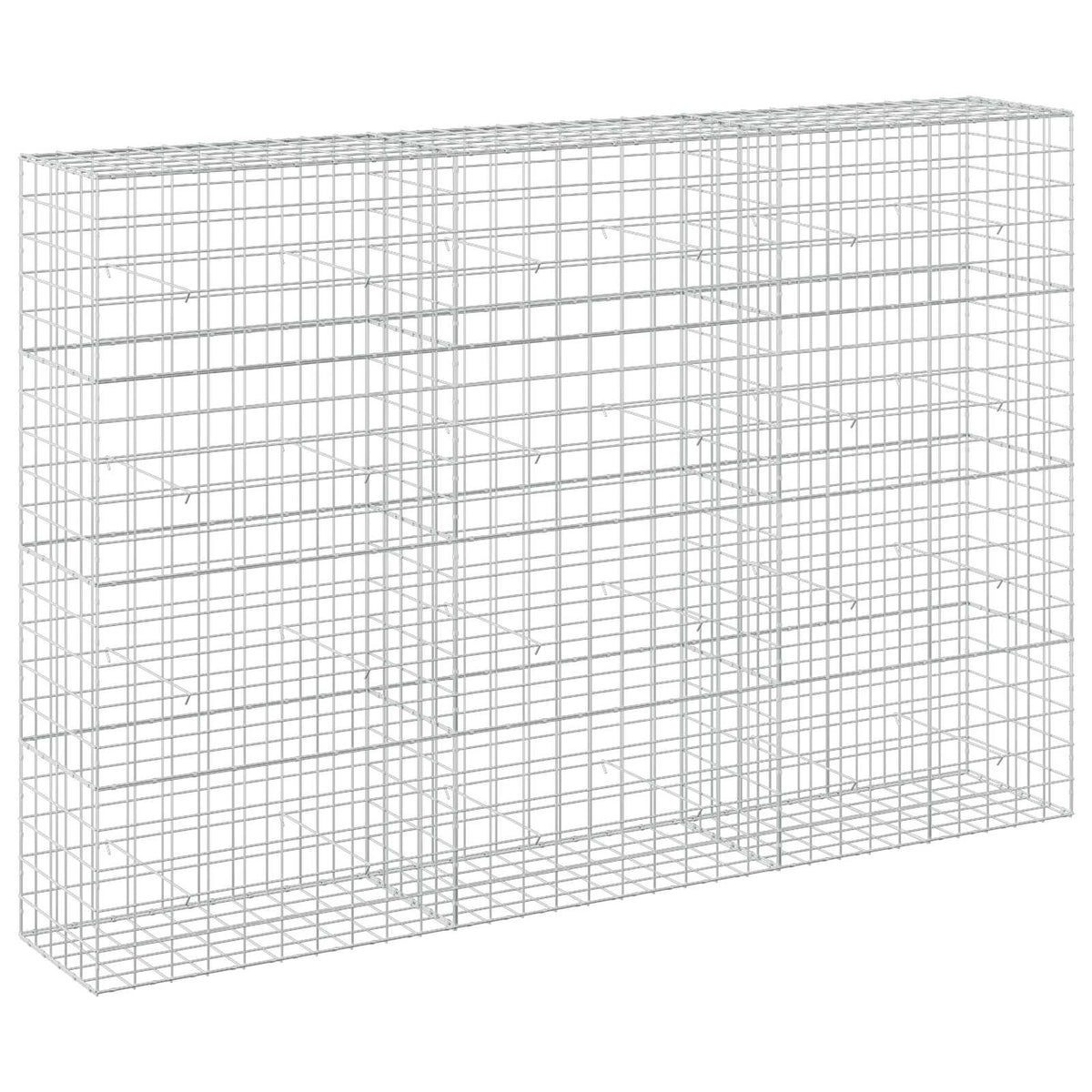 vidaXL Gabion z drutu 3,5 mm i siatką 10x10 cm 300x50x200 cm
