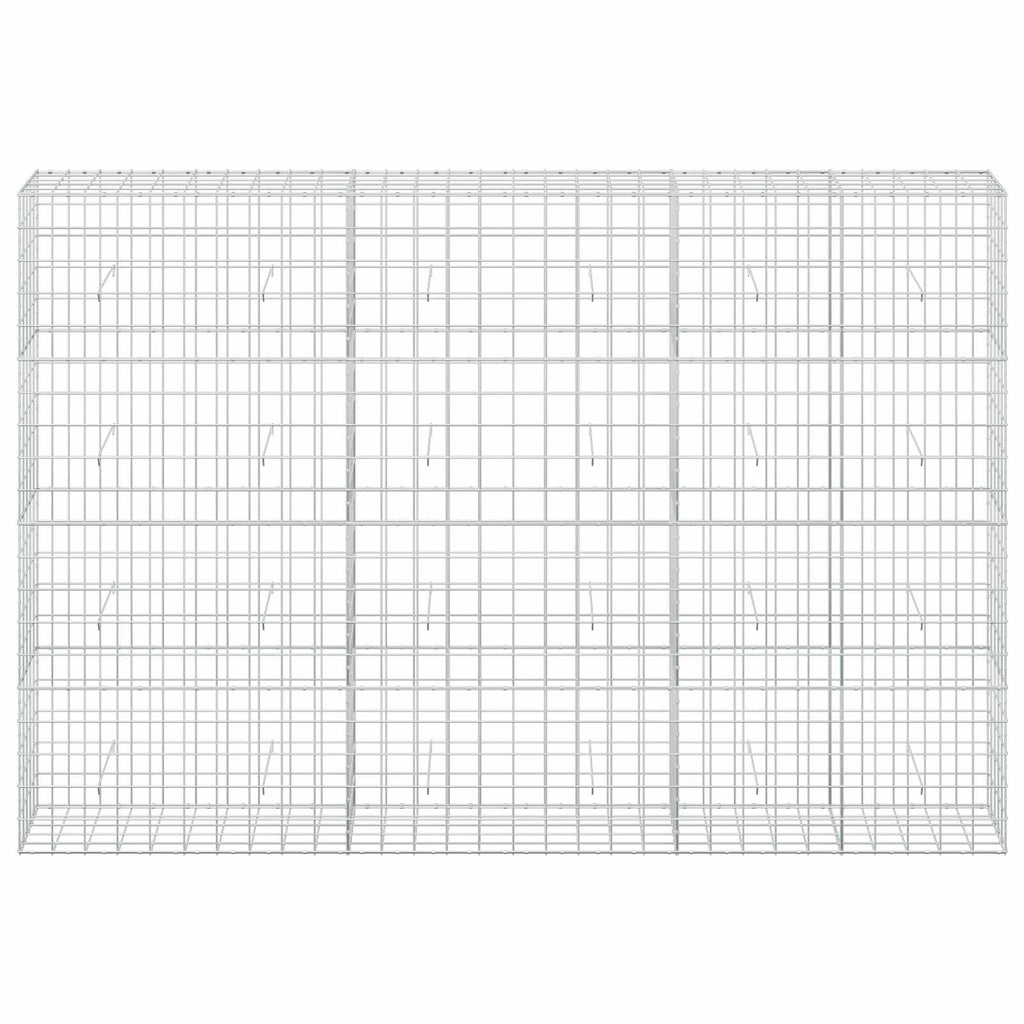vidaXL Gabion z drutu 3,5 mm i siatką 10x10 cm 300x50x200 cm