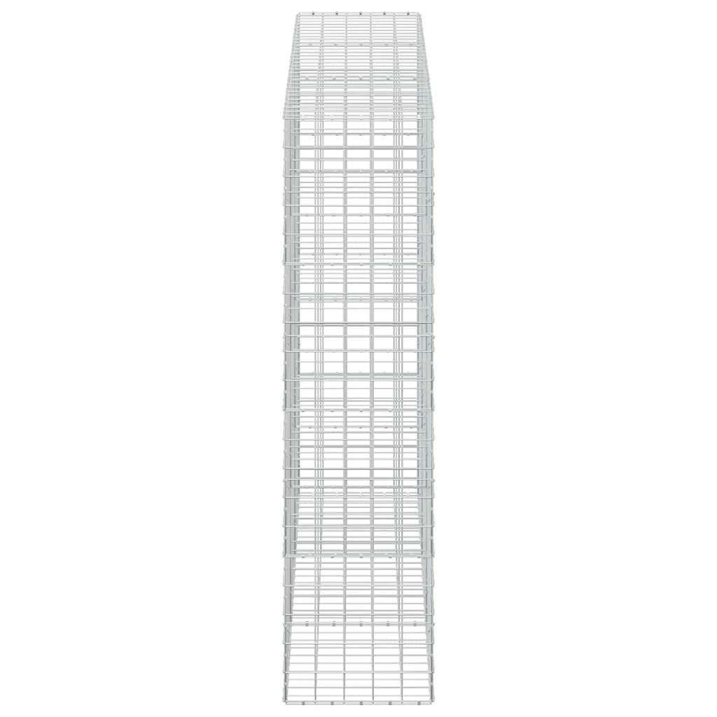 vidaXL Gabion z drutu 3,5 mm i siatką 10x10 cm 300x50x200 cm