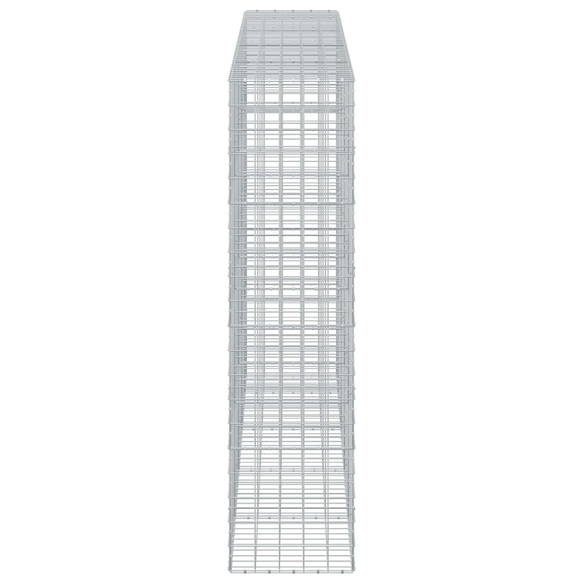 vidaXL Gabion z drutu 3,5 mm i siatką 10x10 cm 450x50x200 cm