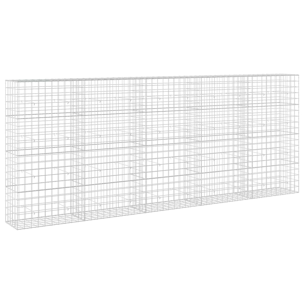 vidaXL Gabion z drutu 3,5 mm i siatką 10x10 cm 500x50x200 cm