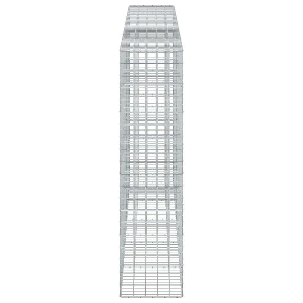 vidaXL Gabion z drutu 3,5 mm i siatką 10x10 cm 500x50x200 cm