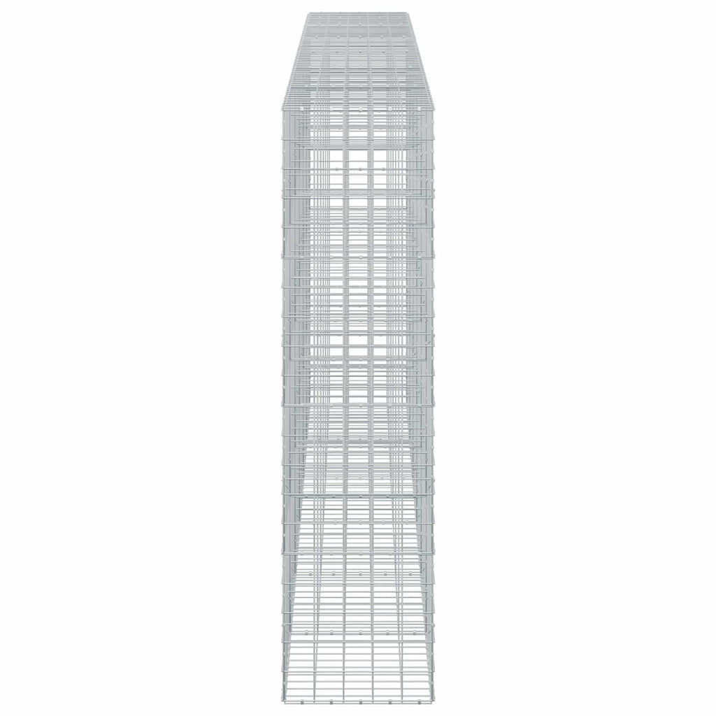 vidaXL Gabion z drutu 3,5 mm i siatką 10x10 cm 600x50x200 cm