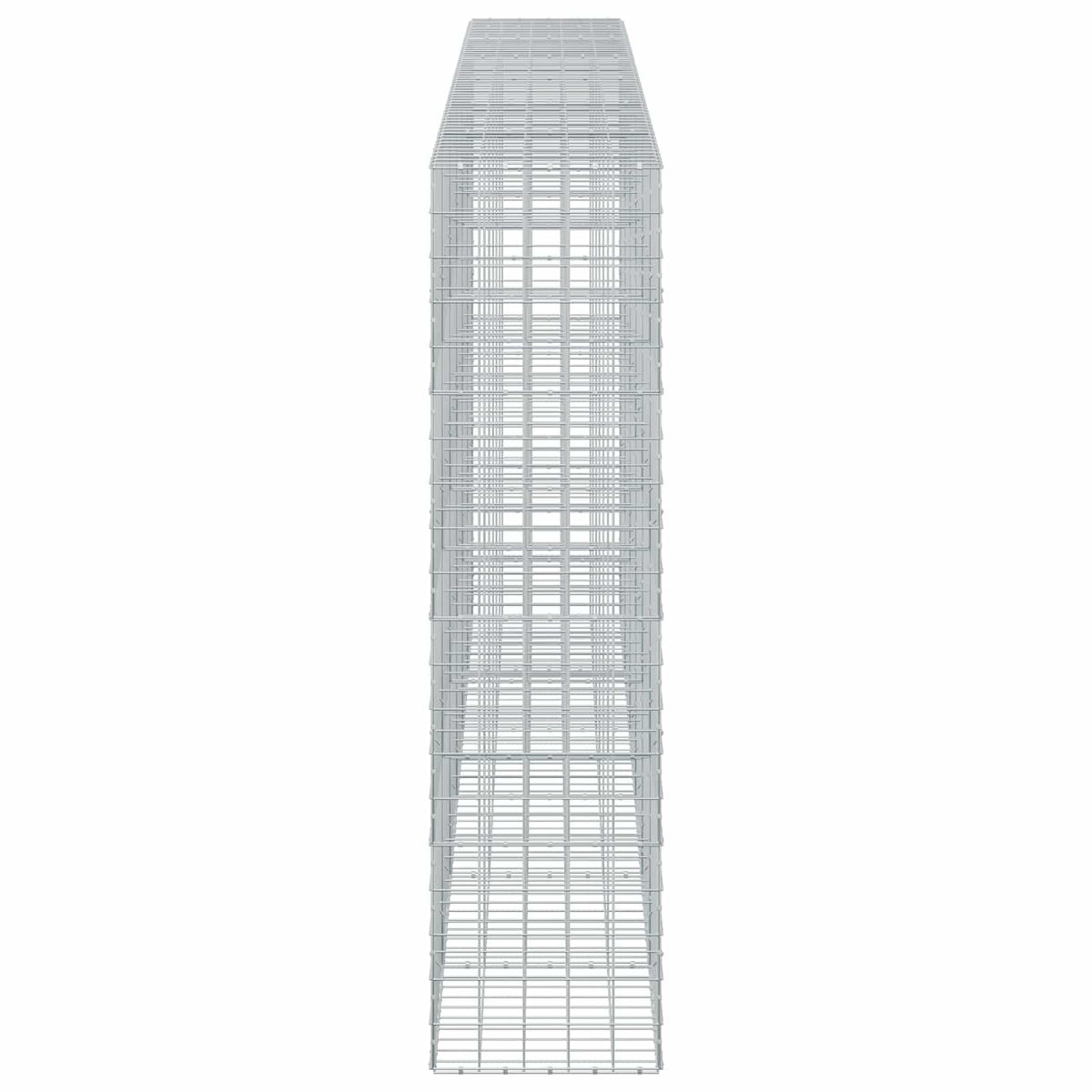 vidaXL Gabion z drutu 3,5 mm i siatką 10x10 cm 600x50x200 cm