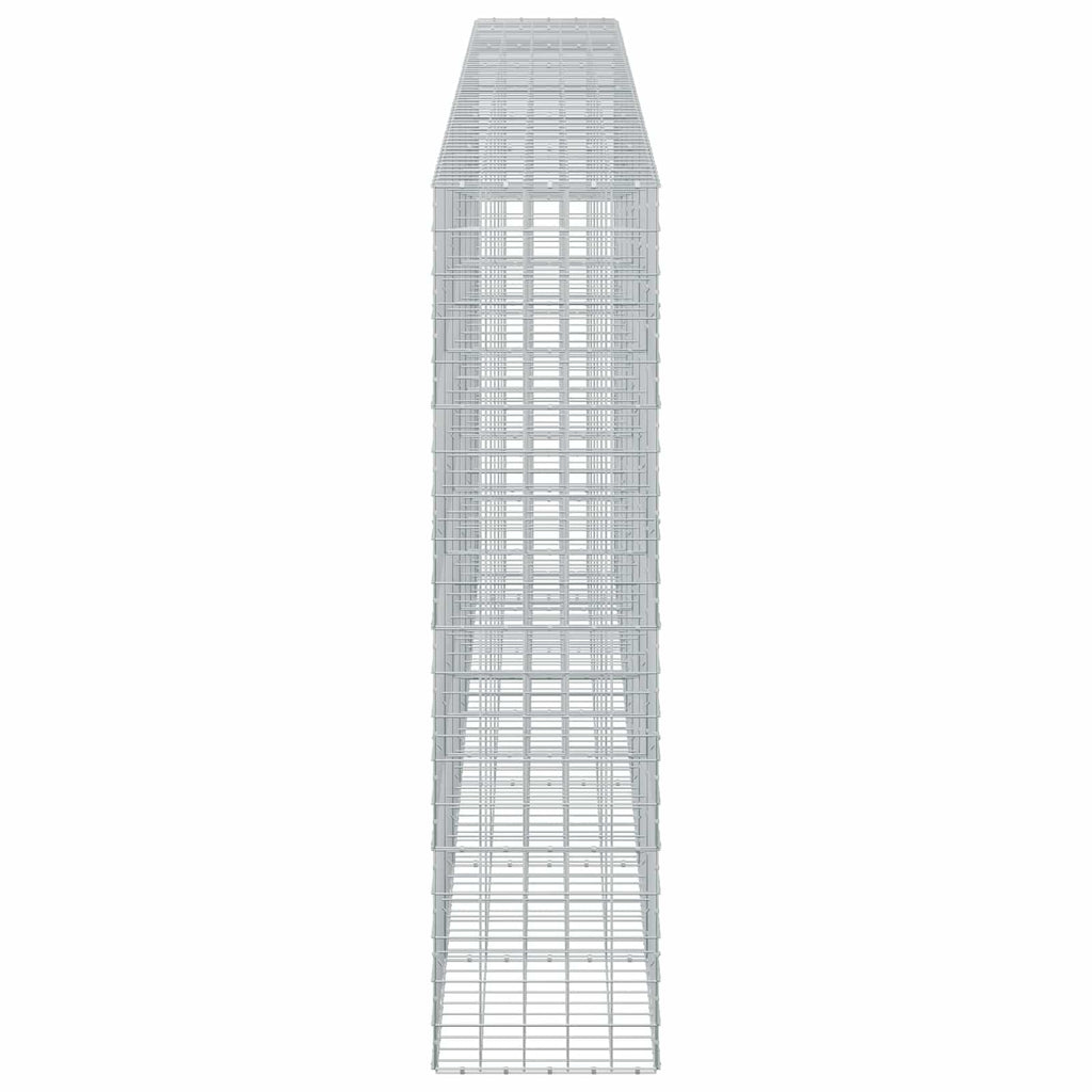 vidaXL Gabion z drutu 3,5 mm i siatką 10x10 cm 650x50x200 cm