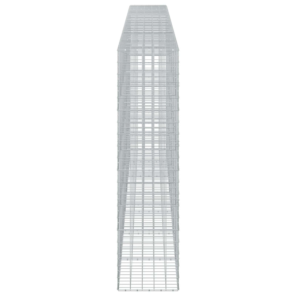 vidaXL Gabion z drutu 3,5 mm i siatką 10x10 cm 700x50x200 cm