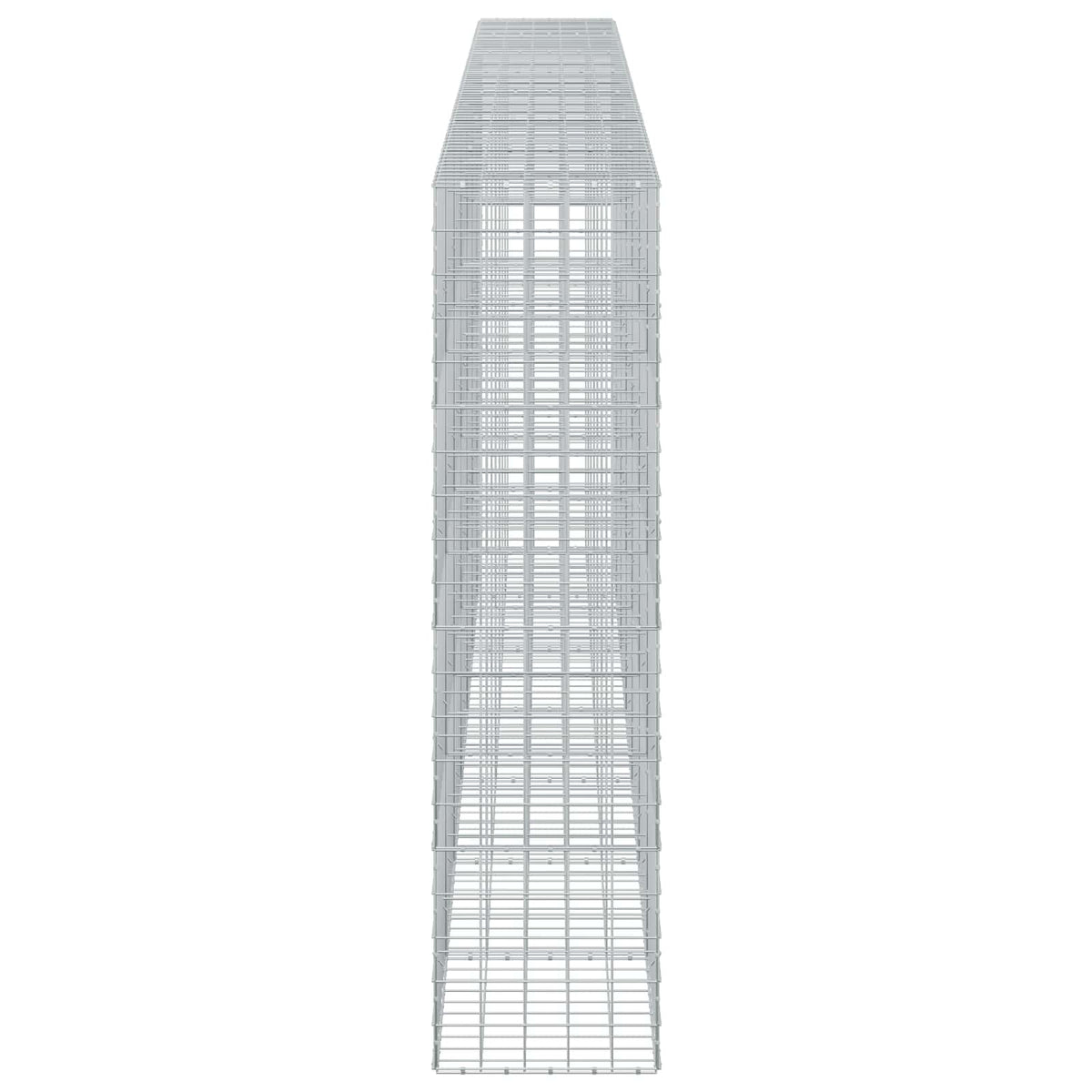 vidaXL Gabion z drutu 3,5 mm i siatką 10x10 cm 700x50x200 cm