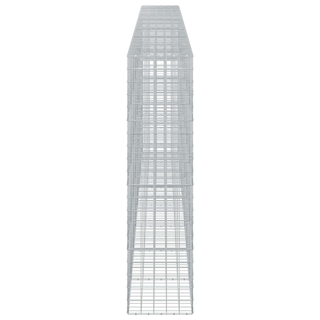 vidaXL Gabion z drutu 3,5 mm i siatką 10x10 cm 750x50x200 cm