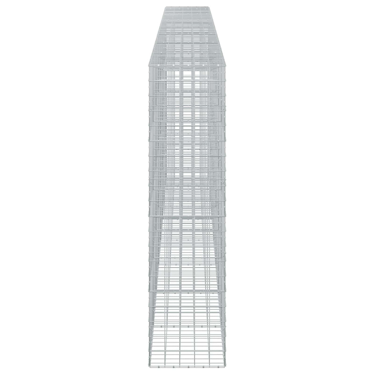 vidaXL Gabion z drutu 3,5 mm i siatką 10x10 cm 750x50x200 cm