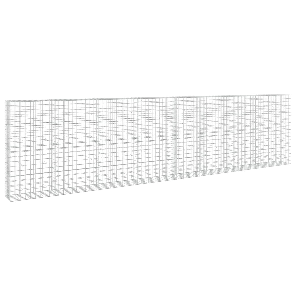 vidaXL Gabion z drutu 3,5 mm i siatką 10x10 cm 800x50x200 cm