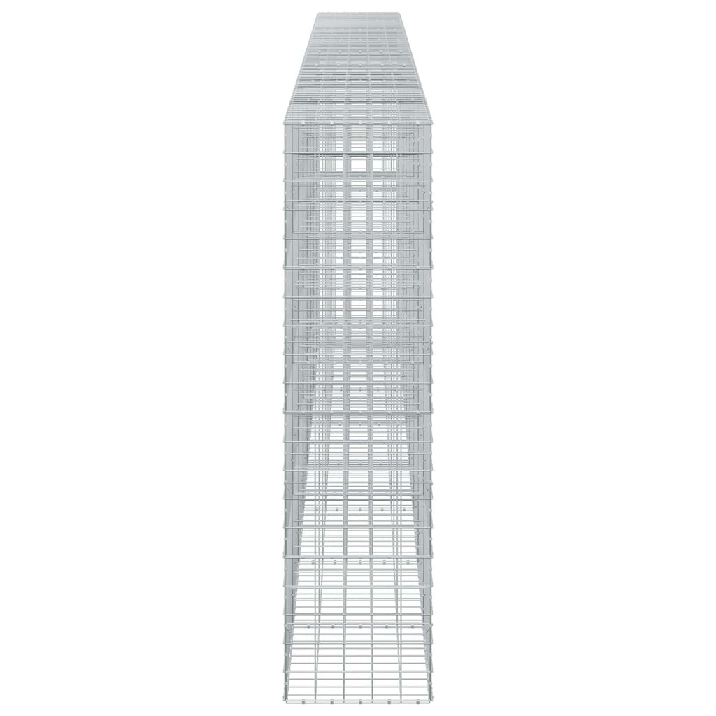 vidaXL Gabion z drutu 3,5 mm i siatką 10x10 cm 800x50x200 cm