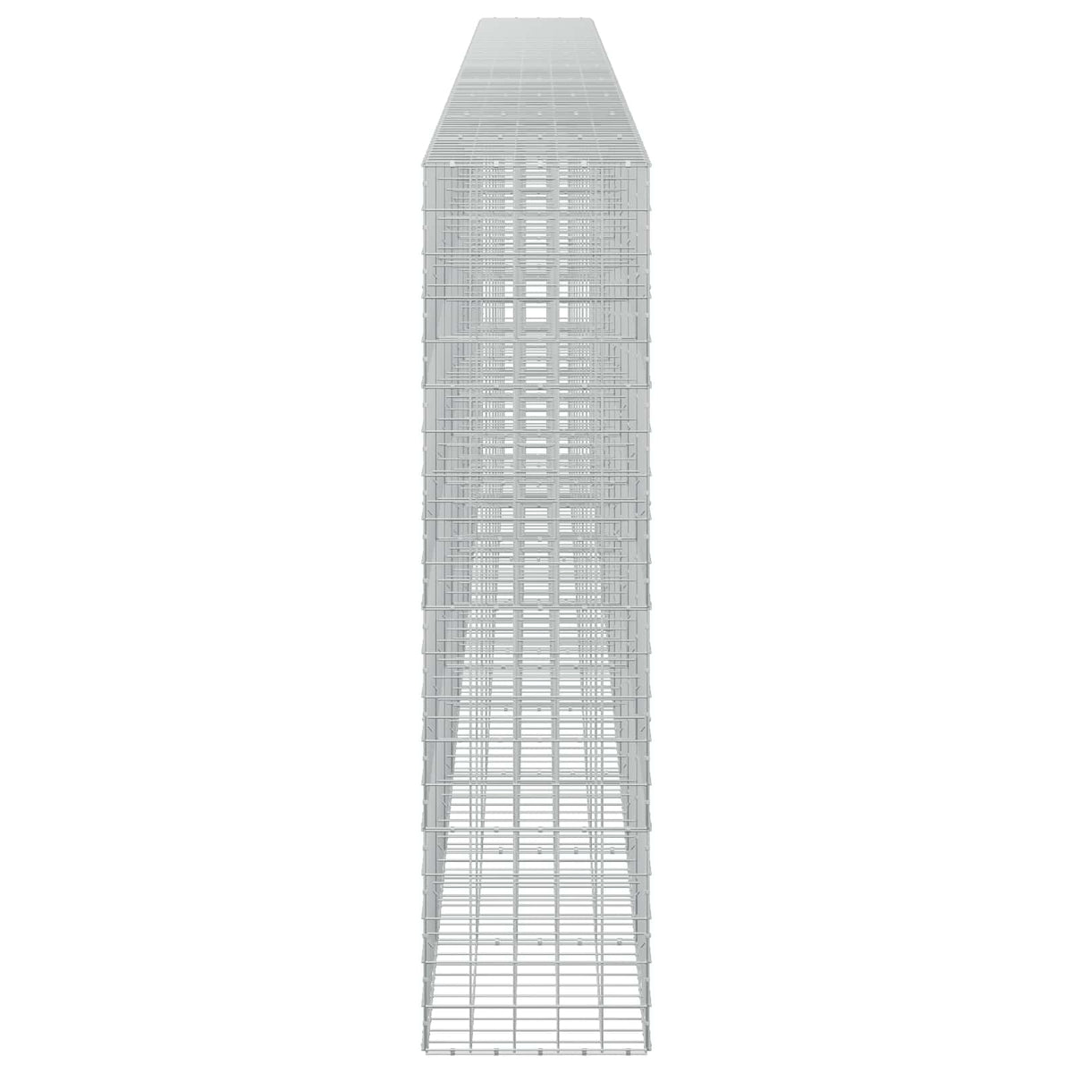 vidaXL Gabion z drutu 3,5 mm i siatką 10x10 cm 1000x50x200 cm