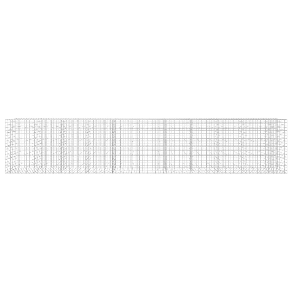 vidaXL Gabion z drutu 3,5 mm i siatką 10x10 cm 1050x50x200 cm