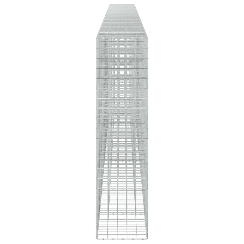 vidaXL Gabion z drutu 3,5 mm i siatką 10x10 cm 1050x50x200 cm