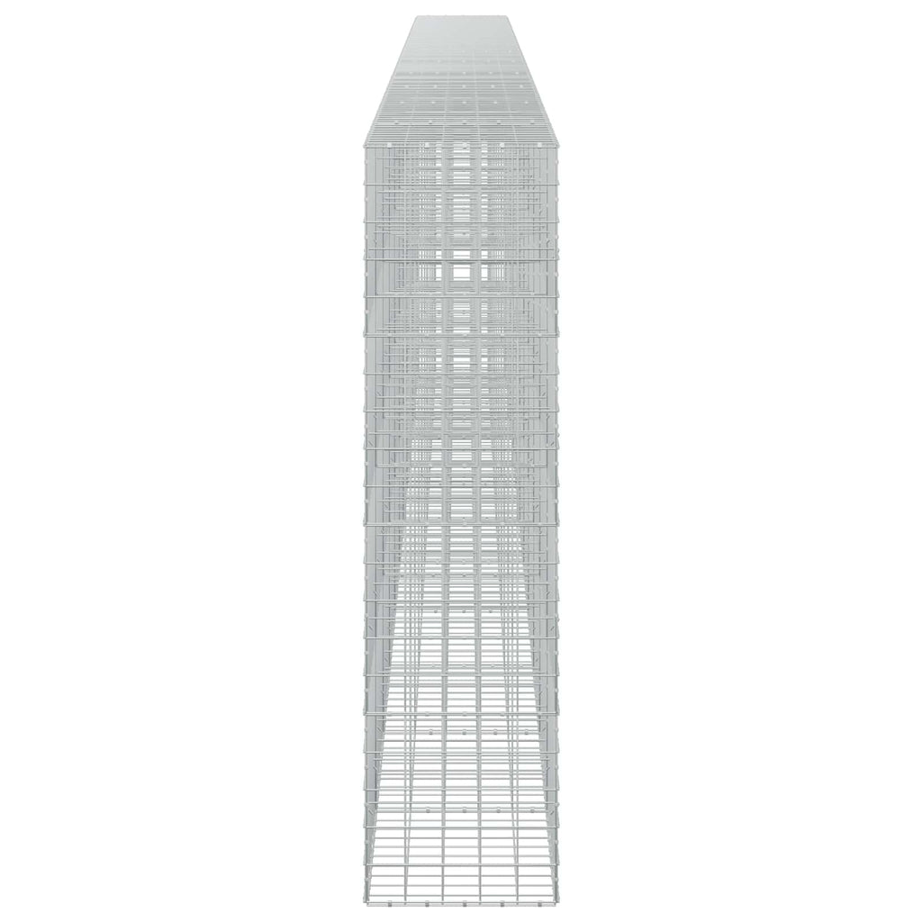 vidaXL Gabion z drutu 3,5 mm i siatką 10x10 cm 1100x50x200 cm