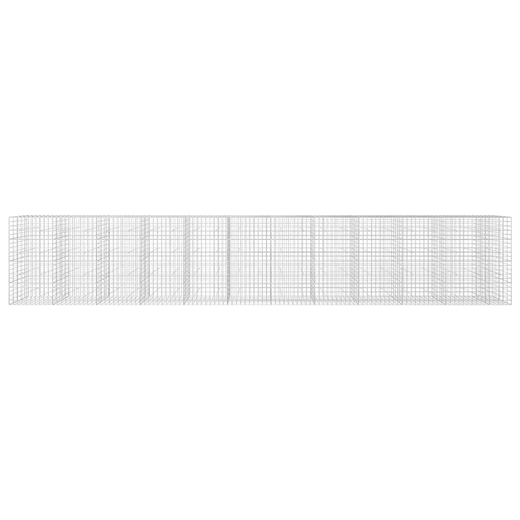 vidaXL Gabion z drutu 3,5 mm i siatką 10x10 cm 1150x50x200 cm