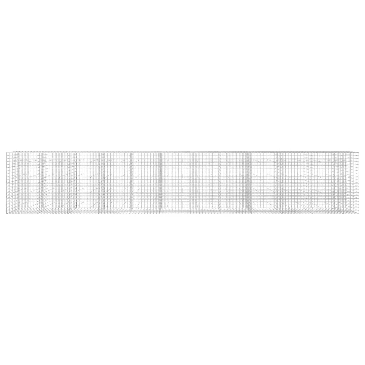 vidaXL Gabion z drutu 3,5 mm i siatką 10x10 cm 1150x50x200 cm