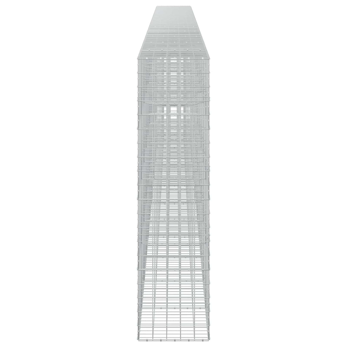 vidaXL Gabion z drutu 3,5 mm i siatką 10x10 cm 1200x50x200 cm