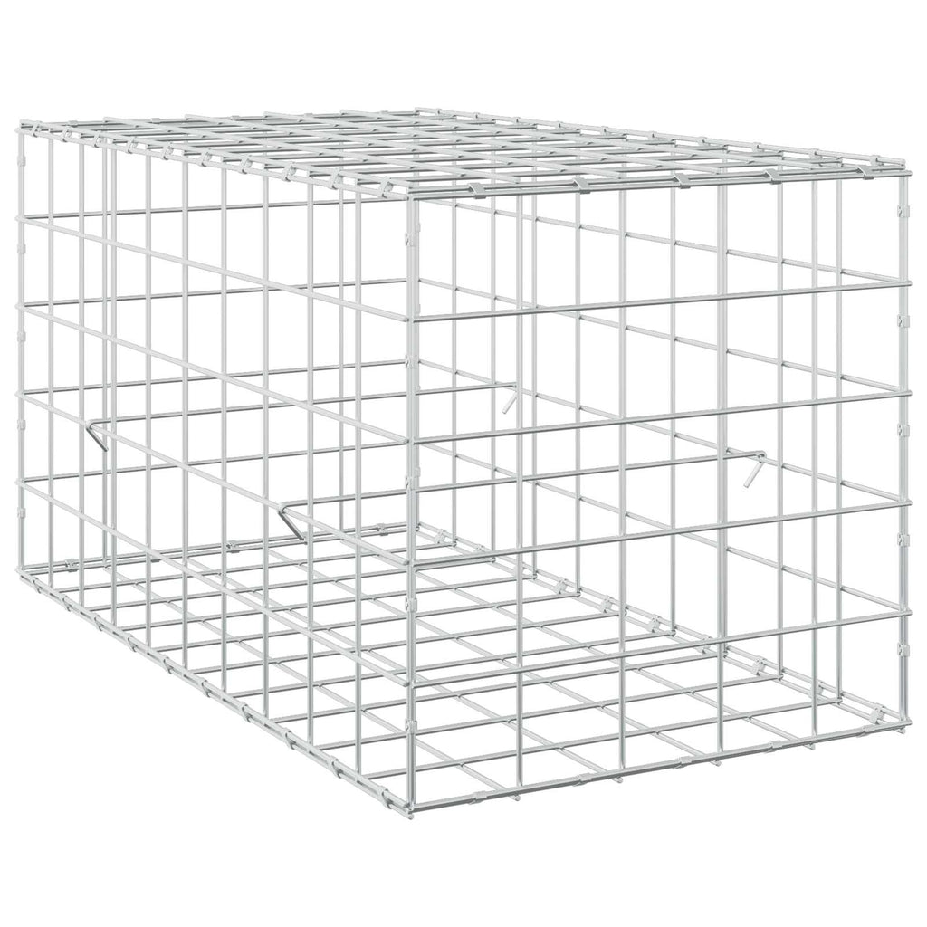 vidaXL Gabion z drutu 3,5 mm i siatką 10x10 cm 50x100x50 cm