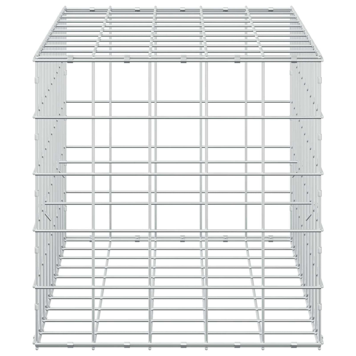 vidaXL Gabion z drutu 3,5 mm i siatką 10x10 cm 50x100x50 cm