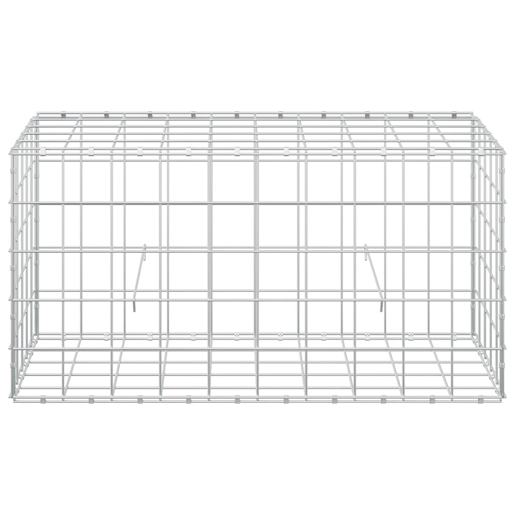 vidaXL Gabion z drutu 3,5 mm i siatką 10x10 cm 50x100x50 cm