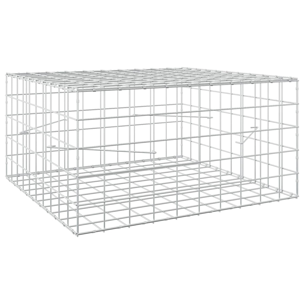 vidaXL Gabion z drutu 3,5 mm i siatką 10x10 cm 100x100x50 cm