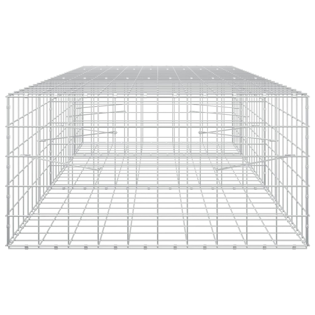 vidaXL Gabion z drutu 3,5 mm i siatką 10x10 cm 250x100x50 cm