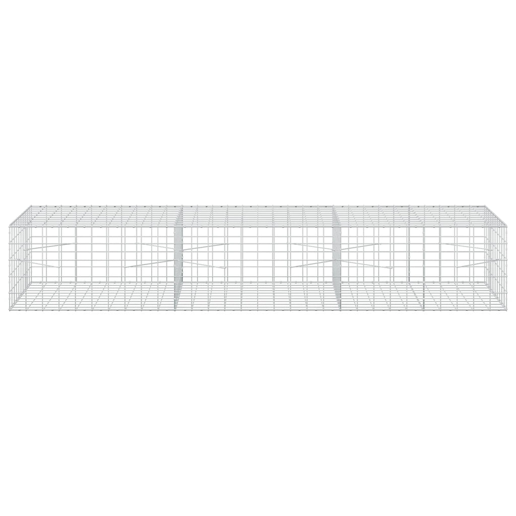 vidaXL Gabion z drutu 3,5 mm i siatką 10x10 cm 300x100x50 cm